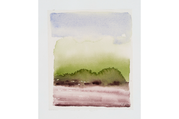 Transported XI, aquarelle sur papier Saint Armand, 5x6p.